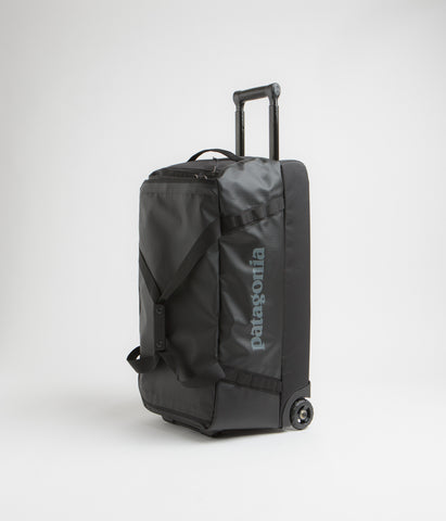 patagonia wheeled duffel bags Patagonia Black Hole Wheeled Duffel Bag 70L - Black / Black