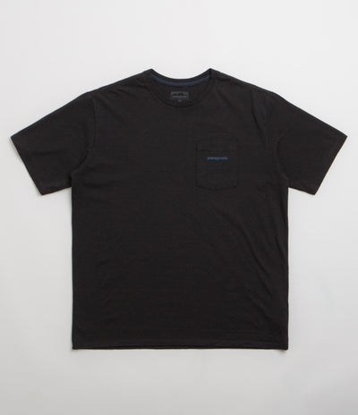 Patagonia Boardshort Logo Pocket Responsibili-Tee T-Shirt - Ink Black