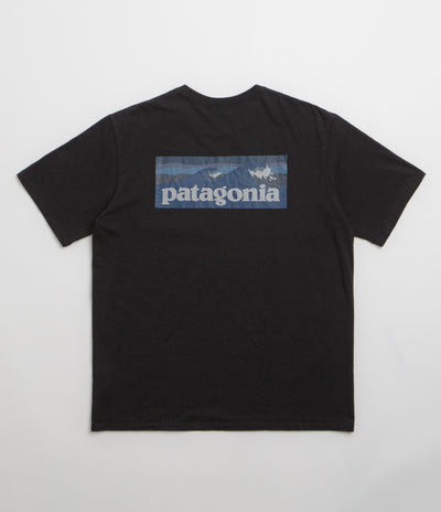 Patagonia Boardshort Logo Pocket Responsibili-Tee T-Shirt - Ink Black