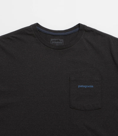 Patagonia Boardshort Logo Pocket Responsibili-Tee T-Shirt - Ink Black
