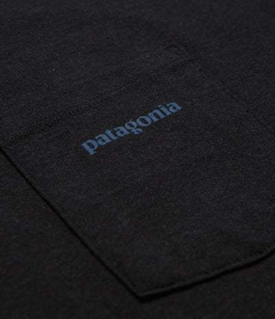 Patagonia Boardshort Logo Pocket Responsibili-Tee T-Shirt - Ink Black