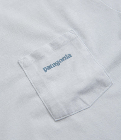Patagonia Boardshort Logo Pocket Responsibili-Tee T-Shirt - White