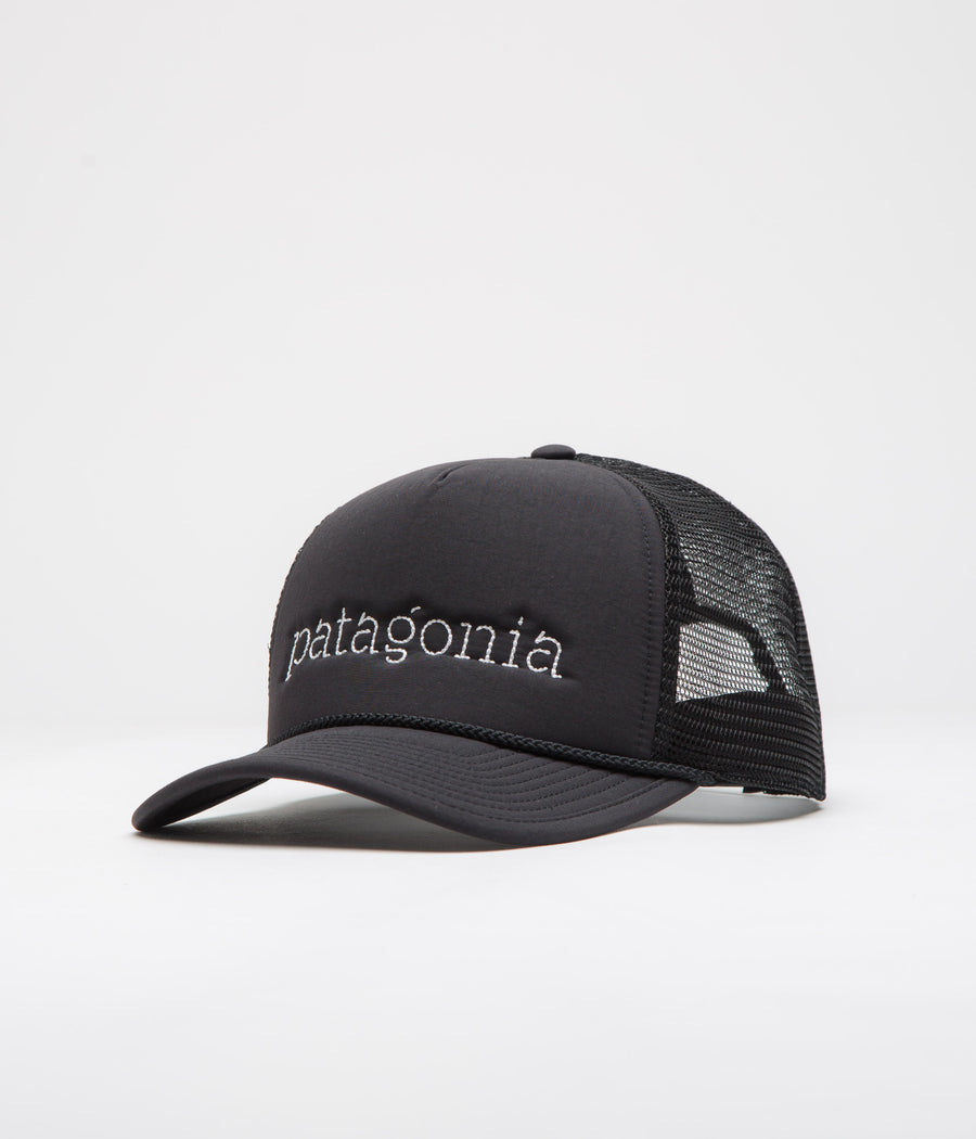 Patagonia Broadcaster Cap - Strata Text: Black