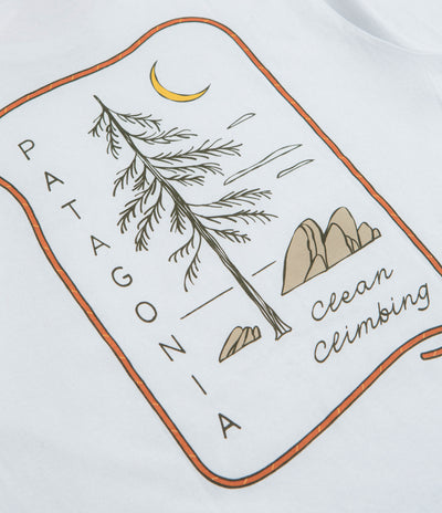 Patagonia Clean Climb Roots Responsibili-Tee T-Shirt in White