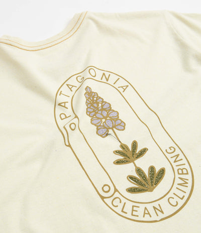 Patagonia Clean Climb Trade Responsibili-Tee T-Shirt - Clean Climb Bloom: Birch White