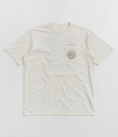 Patagonia Commontrail Pocket Responsibili-Tee T-Shirt - Birch White