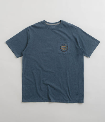 Patagonia Commontrail Pocket Responsibili-Tee T-Shirt - Utility Blue