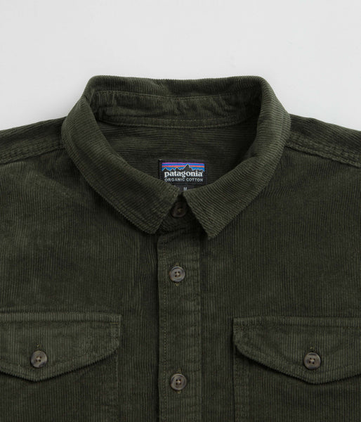 Patagonia Corduroy Shirt Pine Needle Green Flatspot