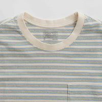 Patagonia Cotton in Conversion Pocket T-Shirt - Hidden Stripe: Natural thumbnail