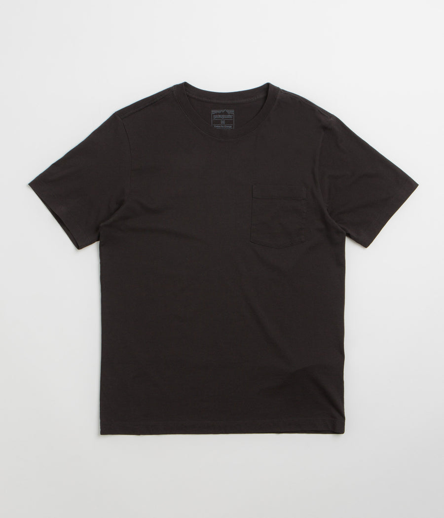 Patagonia Daily Pocket T-Shirt - Black