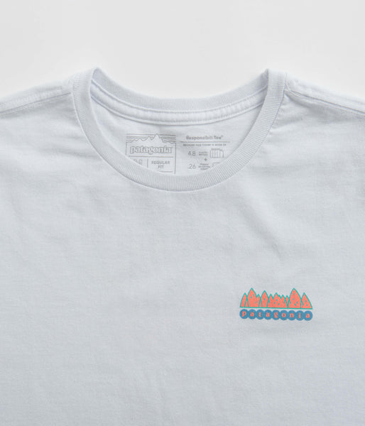 Patagonia Fitz Roy Wild Responsibili-Tee T-Shirt - White | flatspot
