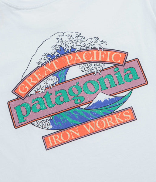 トップス patagonia The Great Pacific Iron Works PATAGONIA GREAT PACIFIC IRON WORKS T-SHIRT - 古着屋 ｜ mushroom