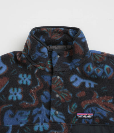 Patagonia Lightweight Synchilla Snap-T Fleece - Across Oceans: Pitch Blue