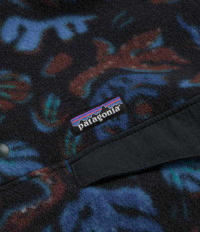 Patagonia Lightweight Synchilla Snap-T Fleece - Across Oceans: Pitch Blue