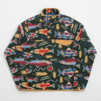 Patagonia Lightweight Synchilla Snap-T Fleece in Salmon Energy: Old Growth Green thumbnail