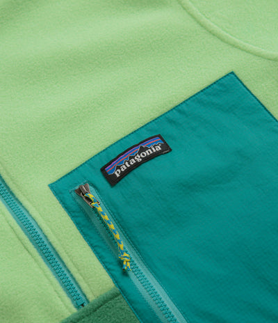 Patagonia Microdini 1/2 Zip Pullover Fleece - Gather Green
