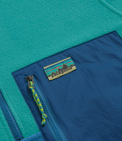 Patagonia Microdini 1/2 Zip Pullover Fleece - Vessel Blue