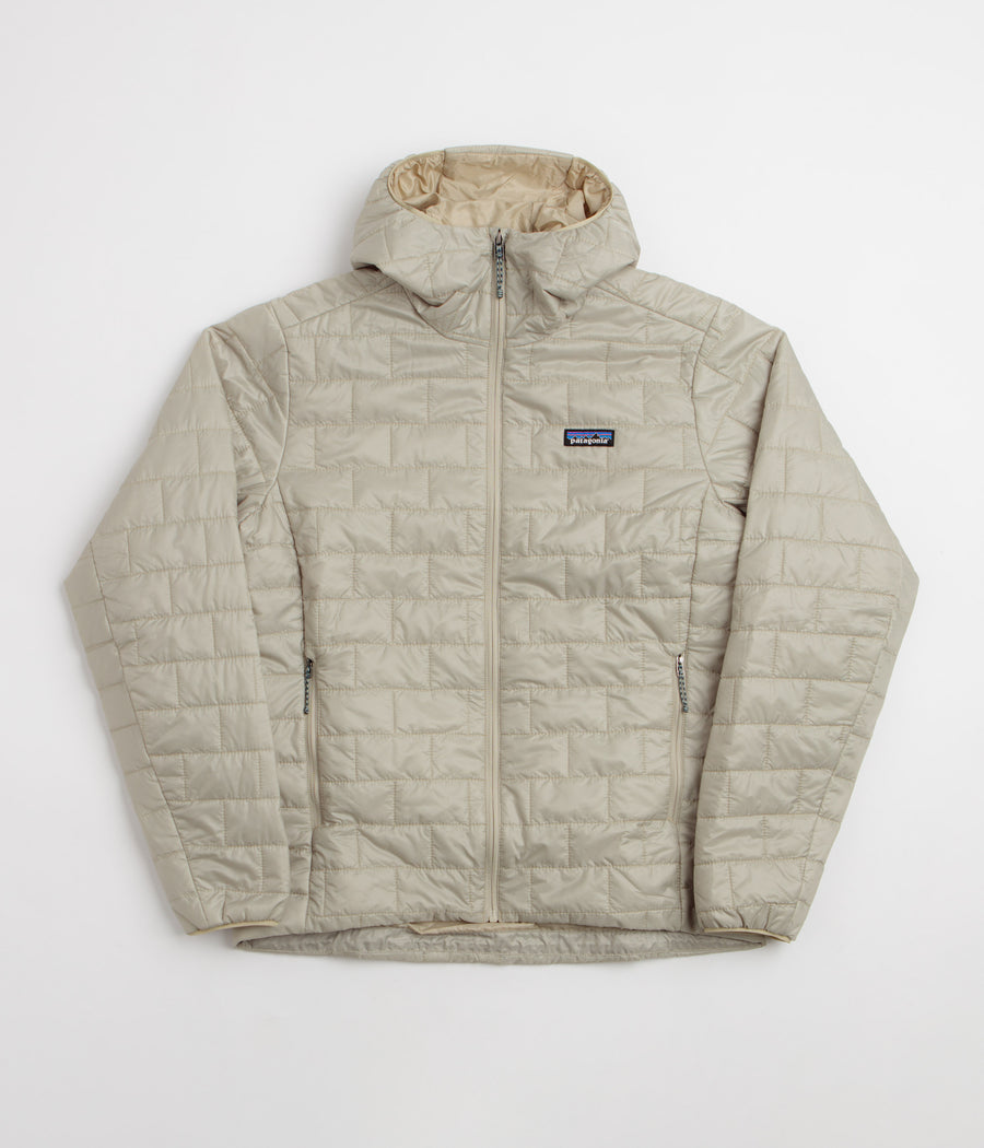Patagonia Nano Puff Hoodie Jacket in Weathered Stone