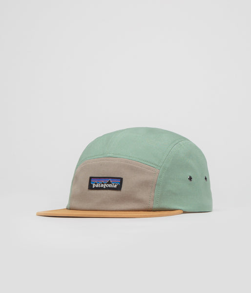 Patagonia 5パネル キャップ オリーブ Patagonia P-6 Label Maclure Cap - Ellwood Green | flatspot