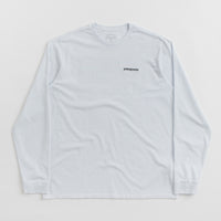 Patagonia P-6 Logo Responsibili-Tee Long Sleeve T-Shirt - White thumbnail