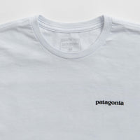 Patagonia P-6 Logo Responsibili-Tee Long Sleeve T-Shirt - White thumbnail
