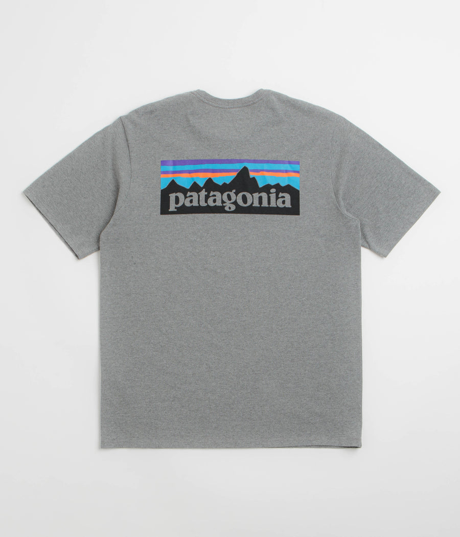 Patagonia P-6 Logo Responsibili-Tee T-Shirt - Gravel Heather