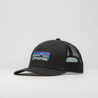 Patagonia P-6 Logo Trucker Cap - Black thumbnail