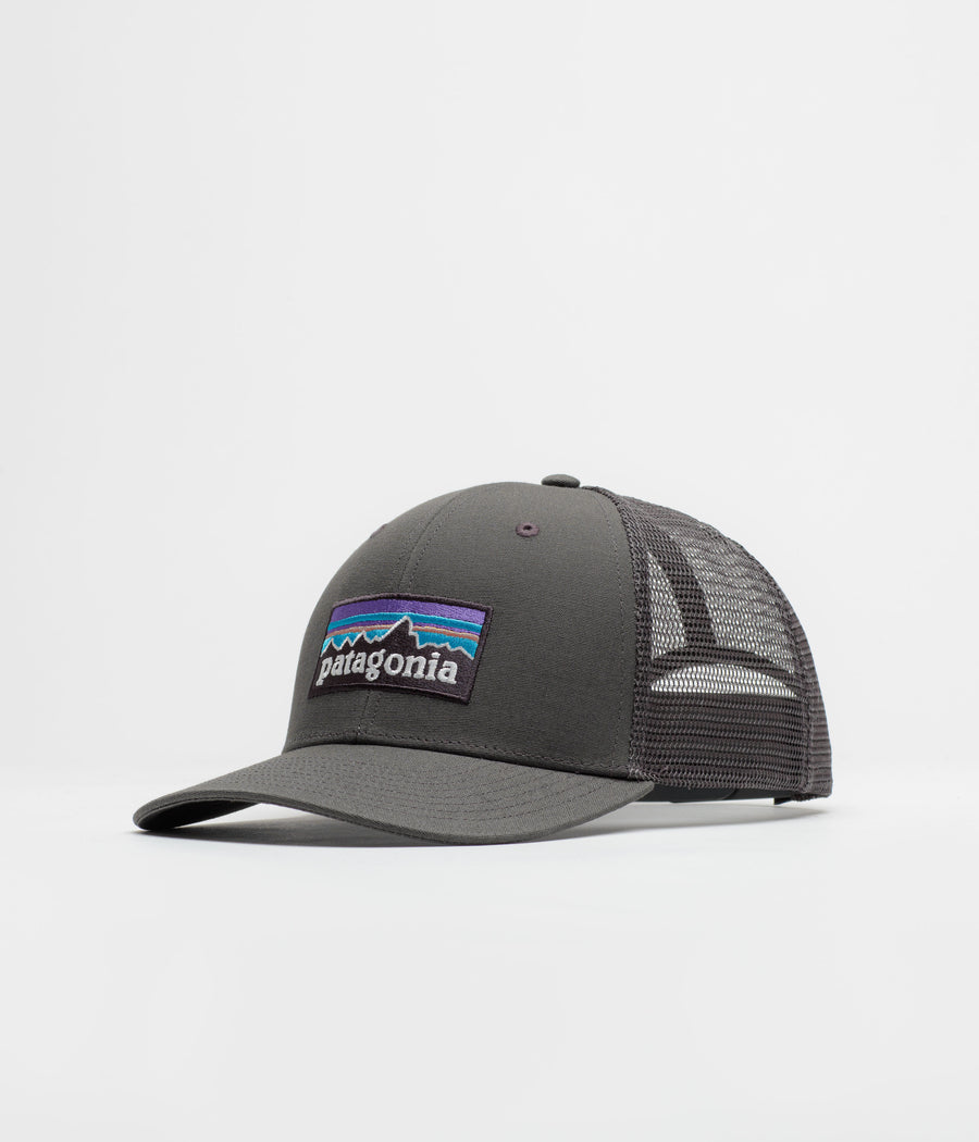 Patagonia P-6 Logo Trucker Cap - Forge Grey