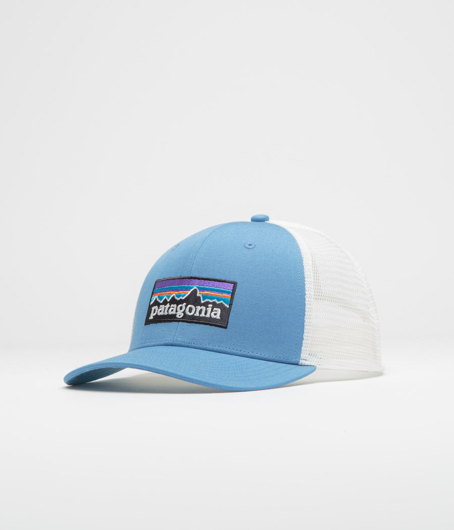 Patagonia P-6 Logo Trucker Cap - Shore Blue