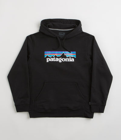 Patagonia P-6 Logo Uprisal Hoodie - Black