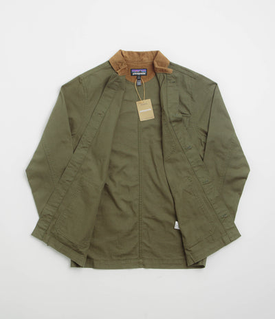 Patagonia Point Reyes Canvas Jacket in Basin Green