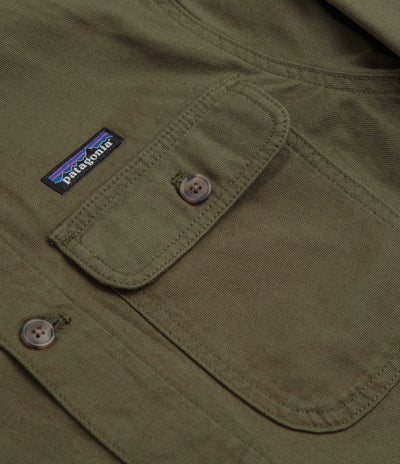Patagonia Point Reyes Canvas Jacket in Basin Green