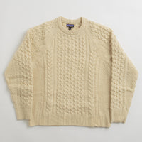 Patagonia Recycled Cable Knit Crewneck Sweatshirt - Natural thumbnail