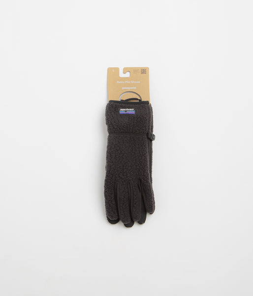 Patagonia Retro Pile Gloves - Black | Flatspot