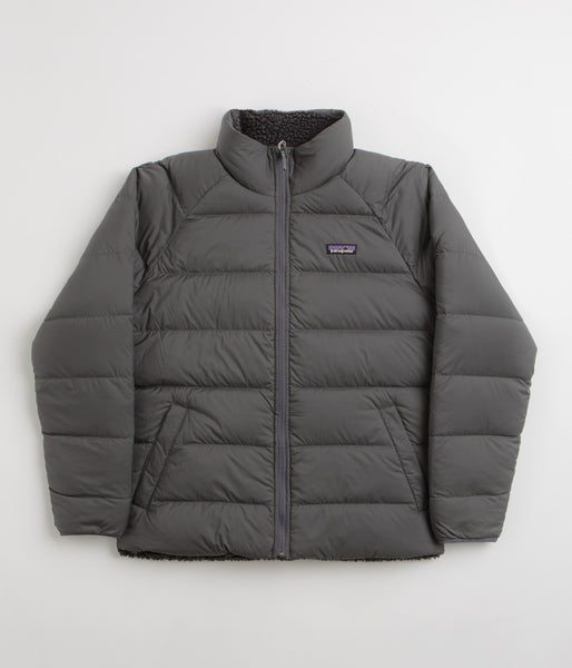 Patagonia Reversible Silent Down Jacket Forge Grey Flatspot