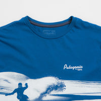 Patagonia Self-Power Organic T-Shirt - Endless Blue thumbnail