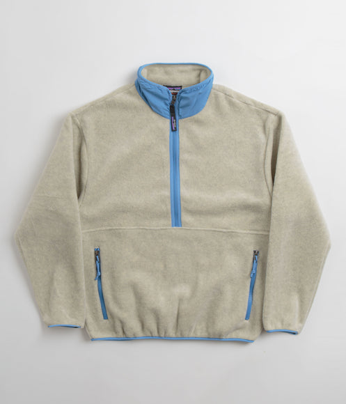 Patagonia Womens Synchilla Marsupial Fleece - Oatmeal Heather / Blue Bird