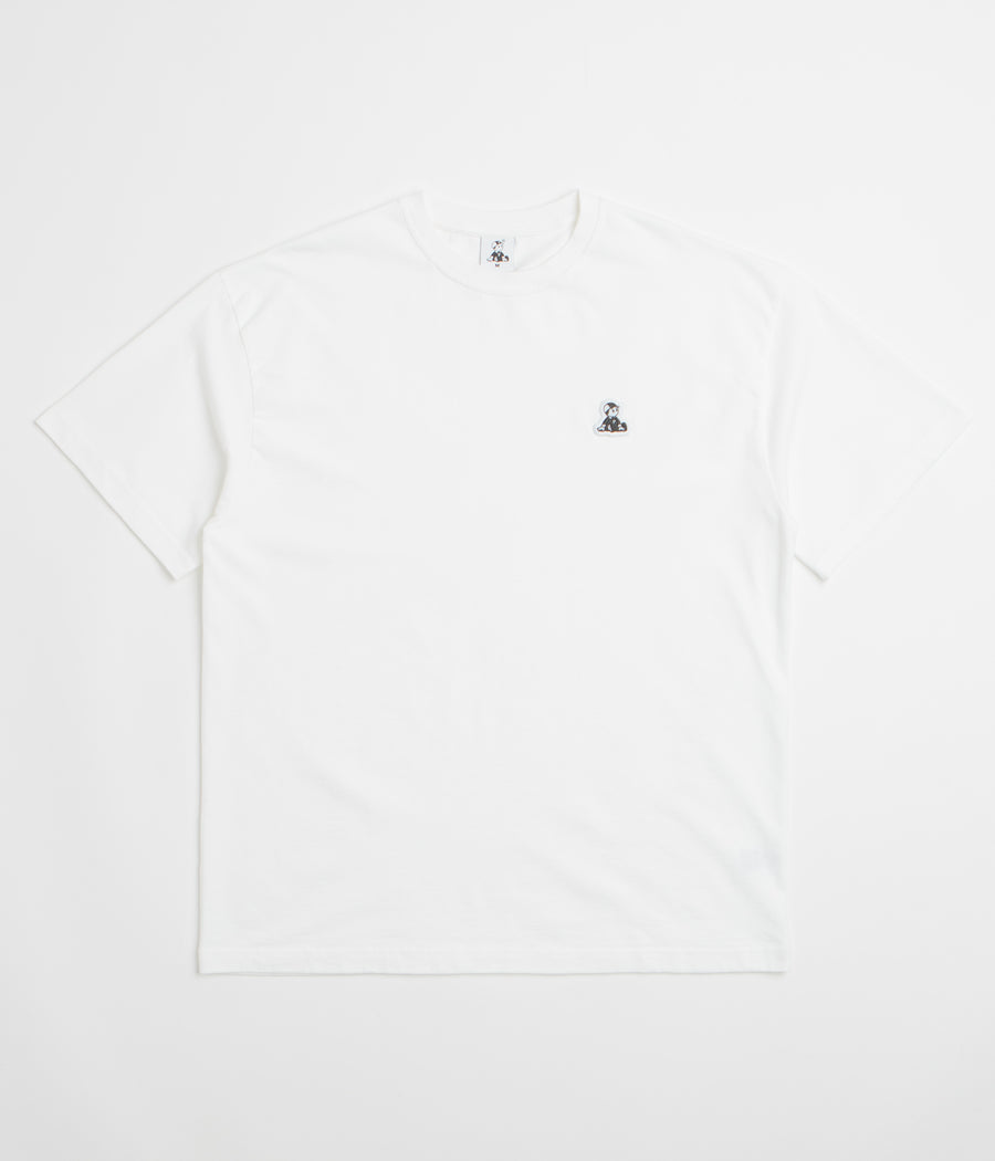 Pawa Speed Sports Boy Patch T-Shirt - White