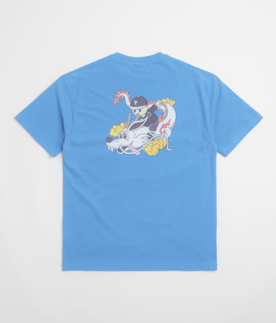 Pawa Speed Sports Dragon Doggo T-Shirt - Bleu / Azur