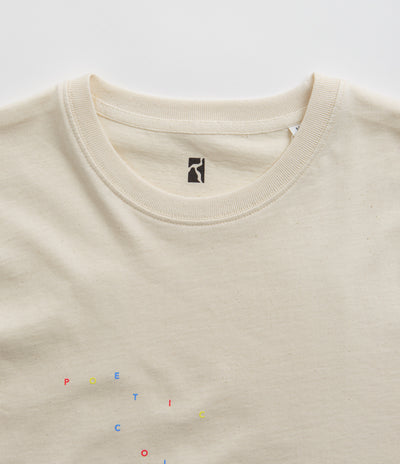 Poetic Collective Colour Logo T-Shirt - White
