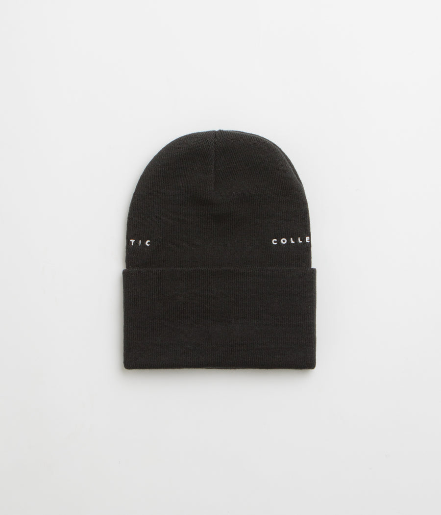 Poetic Collective Double Beanie in Black
