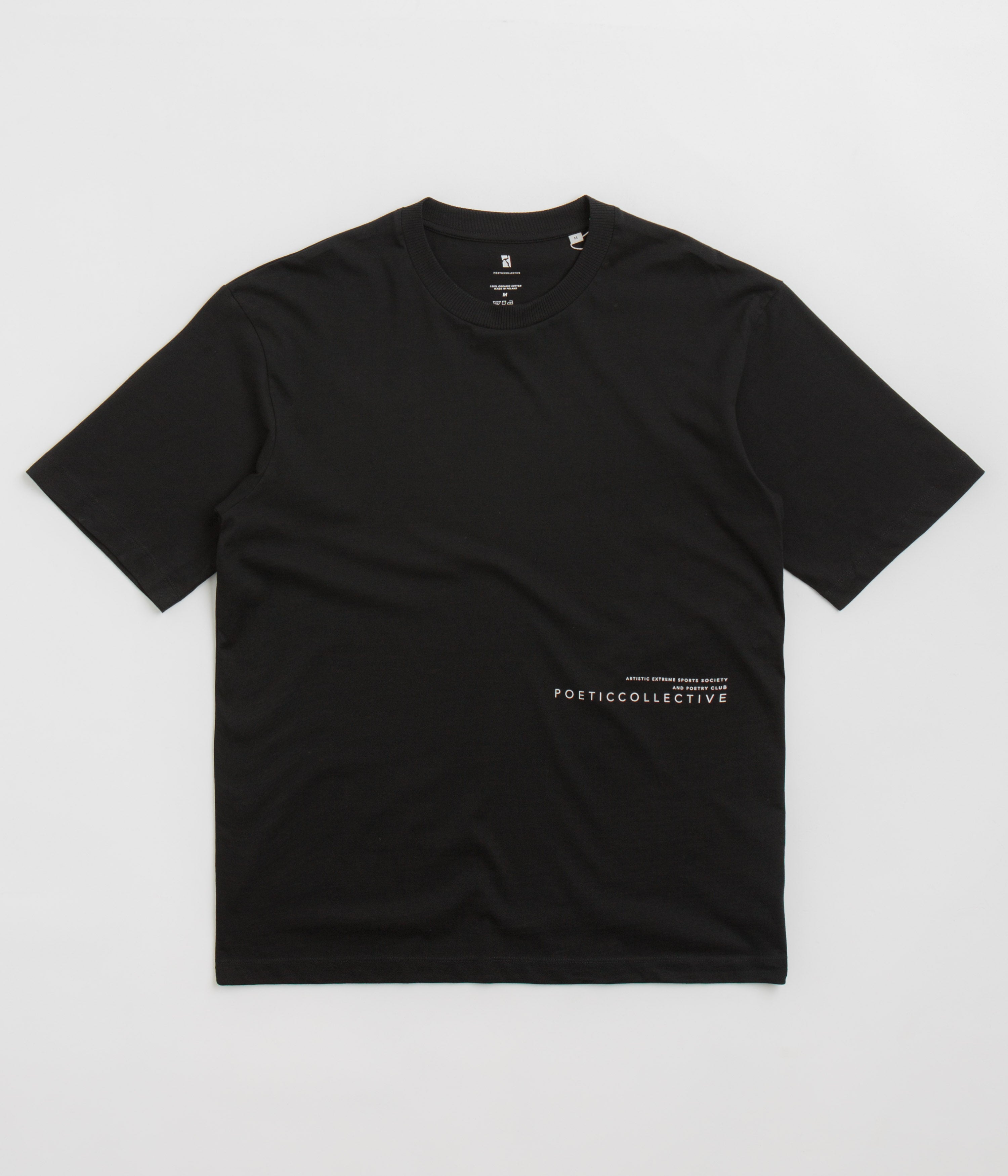 Poetic Collective Extreme Poetry Club T-Shirt - Black
