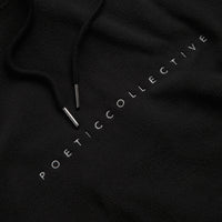 Poetic Collective Fleece Hoodie - Black thumbnail