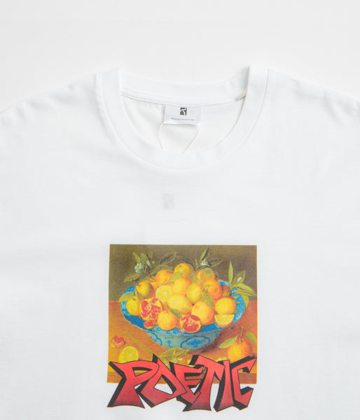 Poetic Collective Graff Fruit T-Shirt - White | Flatspot
