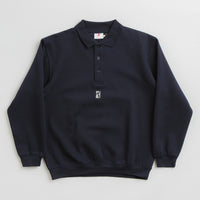 Poetic Collective Heavy Polo Sweatshirt - Dark Navy thumbnail