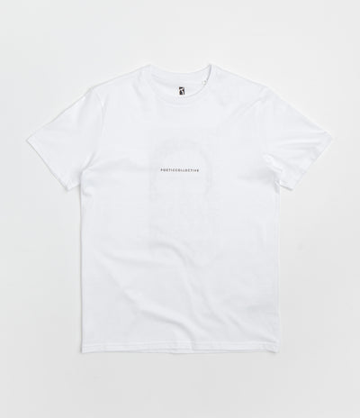 Poetic Collective Logo Repeat Painting T-Shirt - White