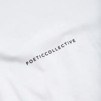 Poetic Collective Logo Repeat Painting T-Shirt - White thumbnail