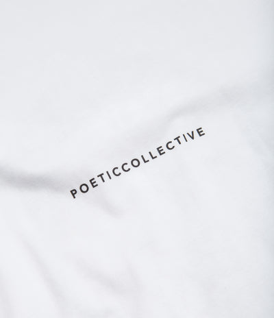 Poetic Collective Logo Repeat Painting T-Shirt - White