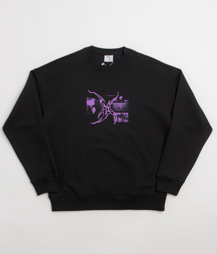 Poetic Collective Planning Ahead Crewneck Sweatshirt - Black