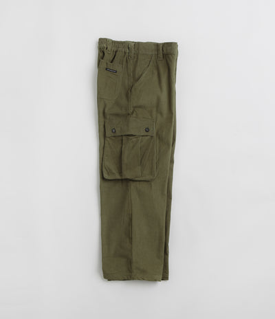 Poetic Collective Poet Corduroy Cargo Pants in Olive Green